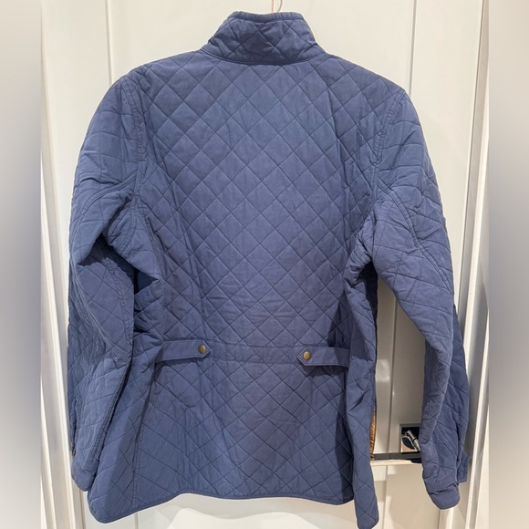 Duluth Blue Quilted Snap Button Jacket Women's L Insulated Stand Up Collar - Picture 8 of 11